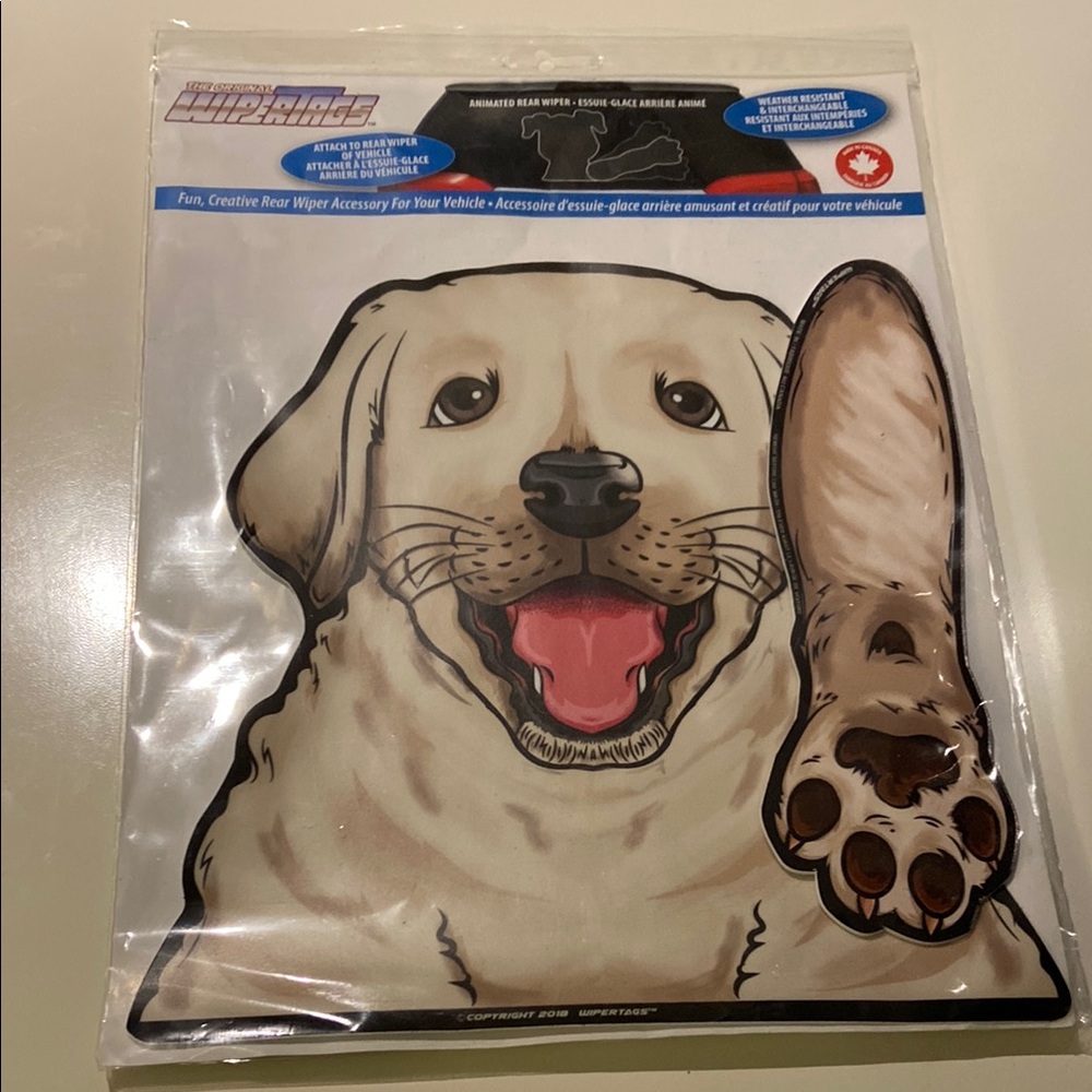Golden Retriever WiperTag